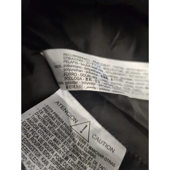 Zara Women's Black Oversized Faux Leather 2 Button Blazer Jacket Size Medium - Picture 7 of 7